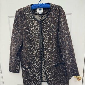 Old Navy Women's Animal Print Blazer